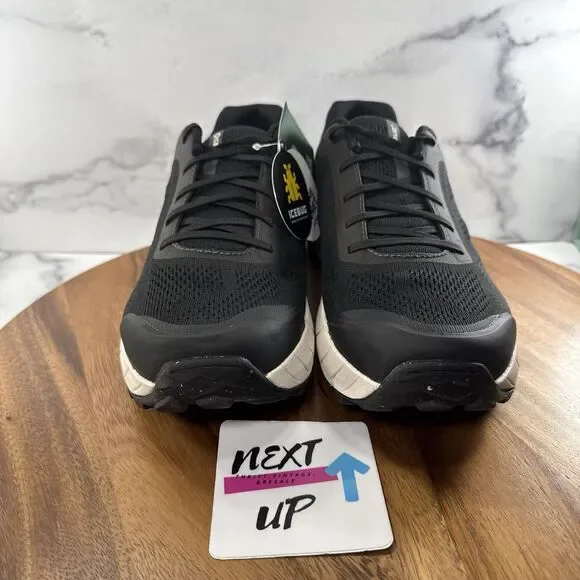 Mens size 10.5-Icebug Arcus RB9X Black/White Trail Hiking Outdoor Running Shoes - Picture 2 of 9